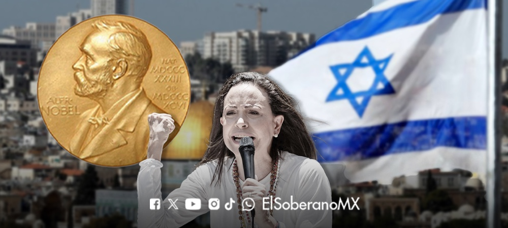 María Corina Machado (Photomontage elsoberano.mx)