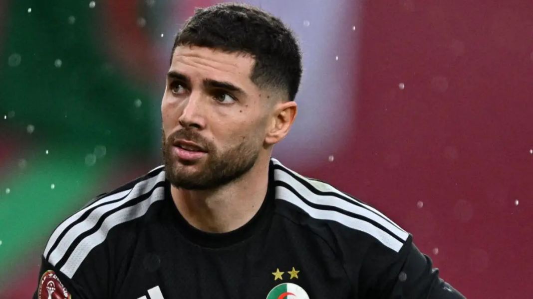 Luca Zidane, gardien de l'équipe algérienne de football