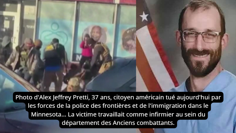 Photo of Alex Jeffrey Britty, 37 years old , the American citizen killed today by Border Patrol and Immigration forces in Minneapolis... The victim worked as a nurse in the Department of Veterans Affairs.