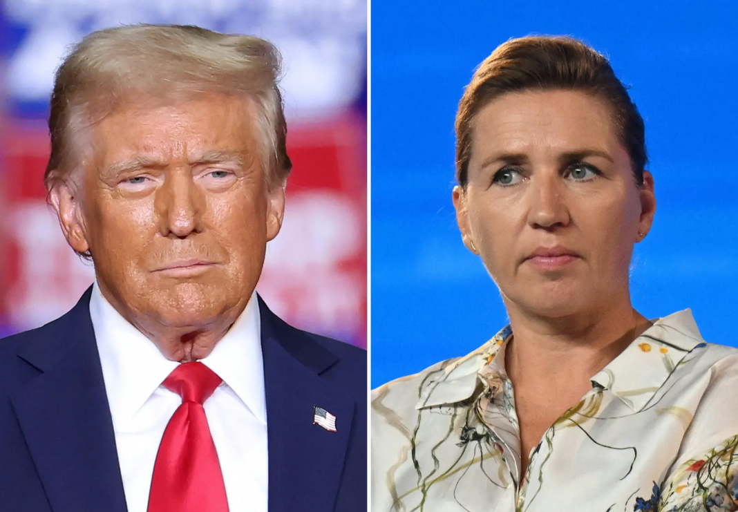 Donald Trump et Mette Frederiksen se sont appelés ce mercredi pour discuter du Groenland. CHARLY TRIBALLEAU / Michal Cizek / AFP