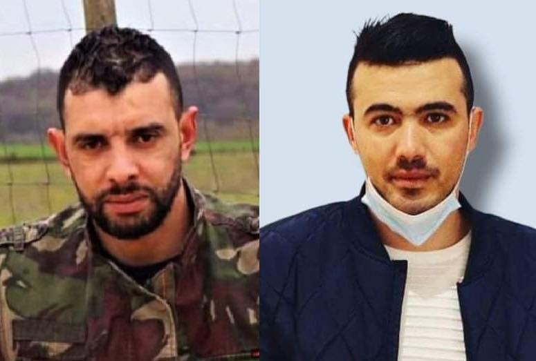 Mohamed Abdellah à gauche et Mohamed Benhalima à droite