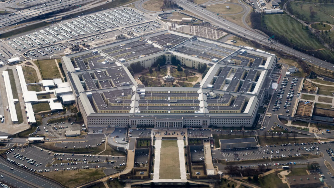 Le Pentagone vu du ciel à Washington, aux États-Unis. Joshua Roberts | Reuters