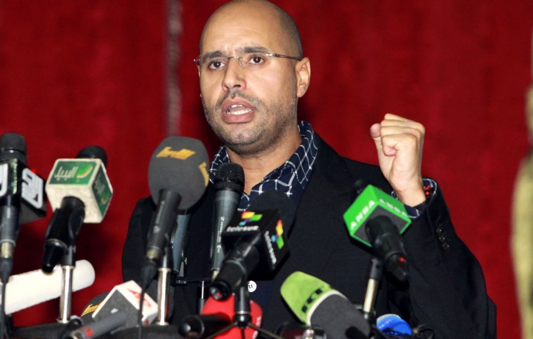 Le fils du dirigeant libyen Mouammar Kadhafi, Saif al-Islam (ici en 2011) - Chine Nouvelle/SIPA