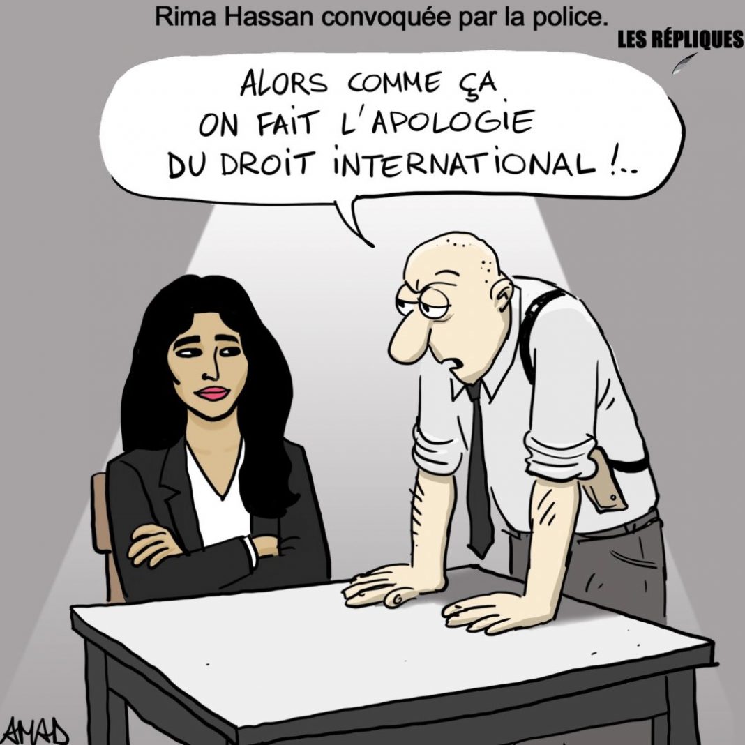 Harcèlement politique de Rima Hassan en France