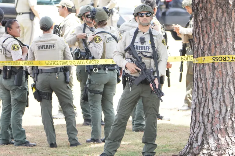 Fusillade au Centre islamique de San Diego, en Californie du Sud, le 18 mai [Michael Ho Wai Lee/Anadolu via Getty Images]