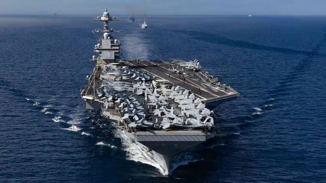 Caraïbes, porte-avions « Gerald Ford ». | US NAVY